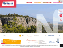 Tablet Screenshot of narbonne-tourismus.de